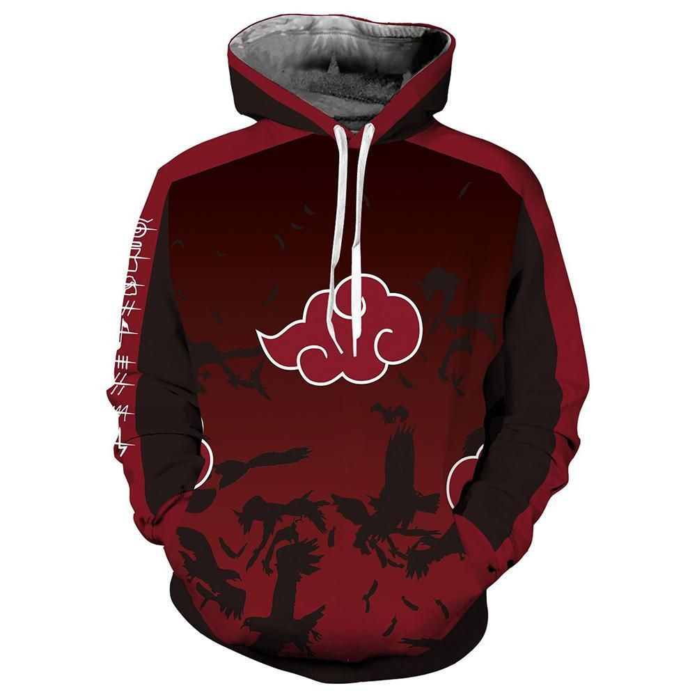 Unisex Akatsuki Organization 3D All Over Print Hoodie & Zip Hoodie