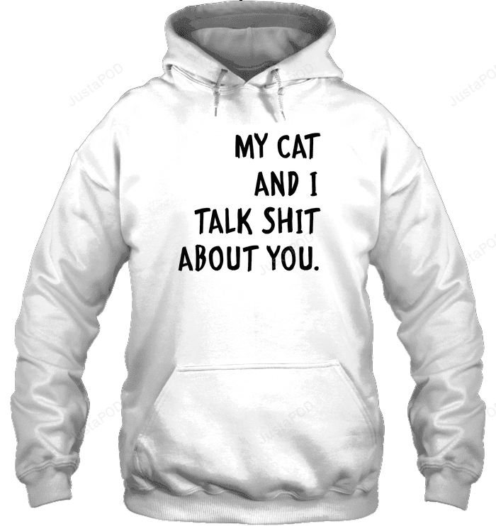 Funny Cat My Cat And I 3D All Over Print Hoodie & Zip Hoodie