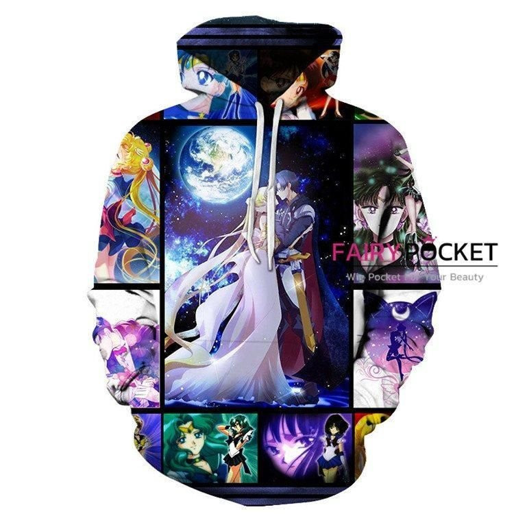Sailor Moon 3D All Over Print Hoodie & Zip Hoodie