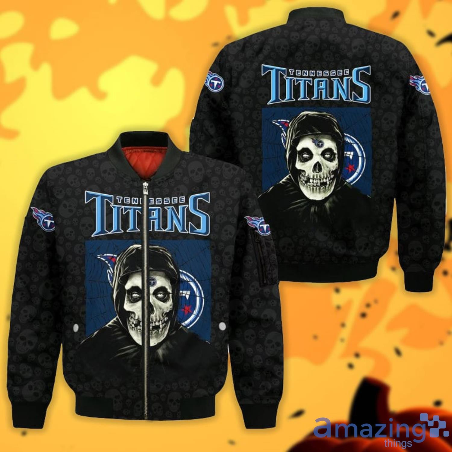 Tennessee Titans Halloween Misfit Bomber Jacket
