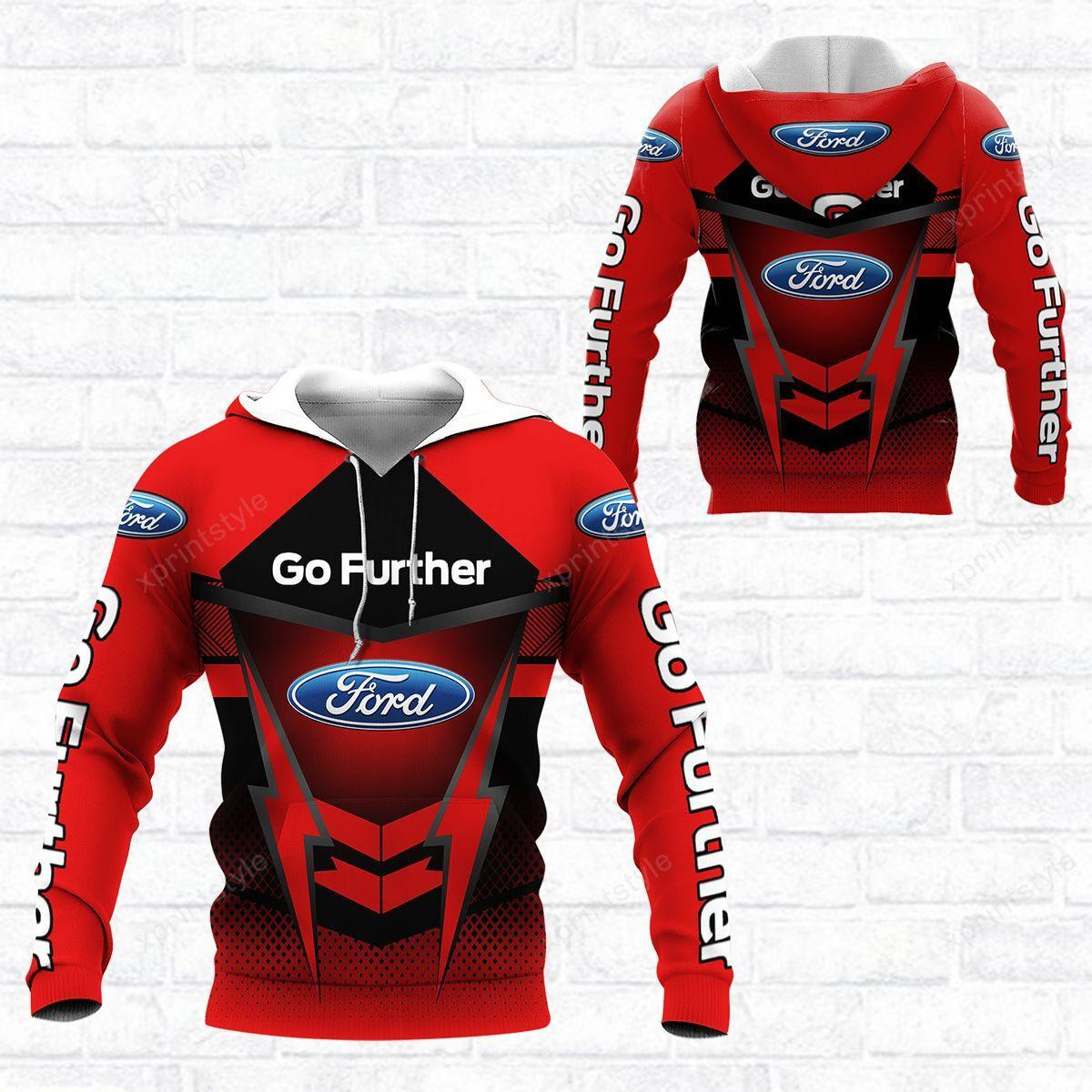 Ford Shirt 495, 3d Hoodie Zip Hoodie