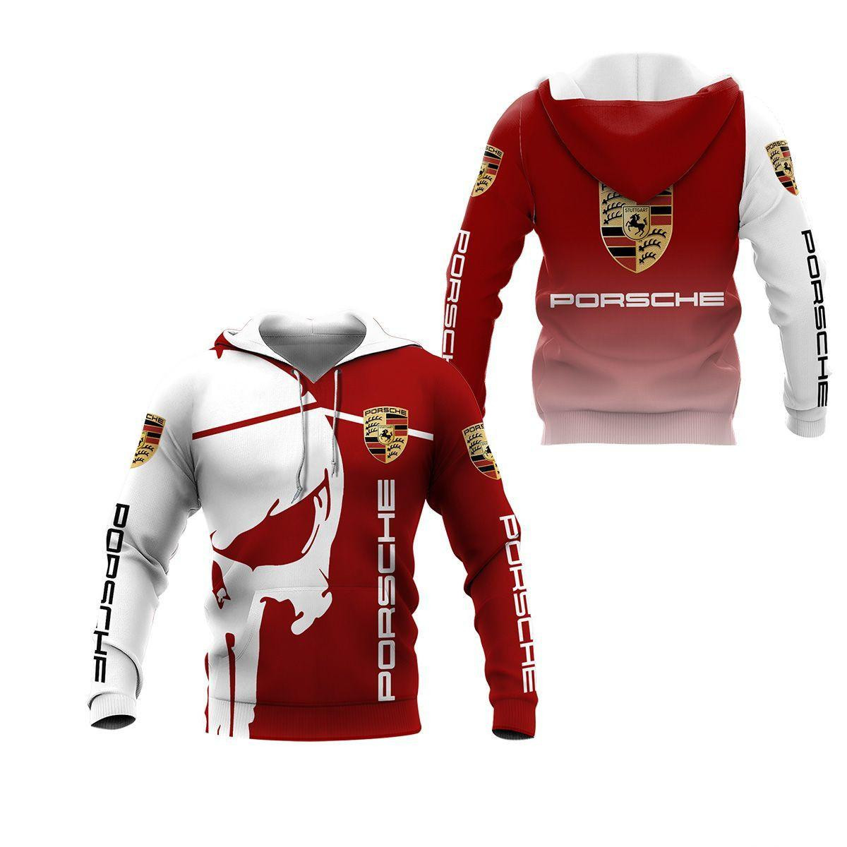 Porsche Shirt 250, 3d Hoodie Zip Hoodie