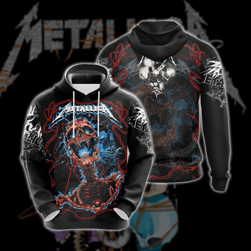 Metallica Unisex 3d Hoodie