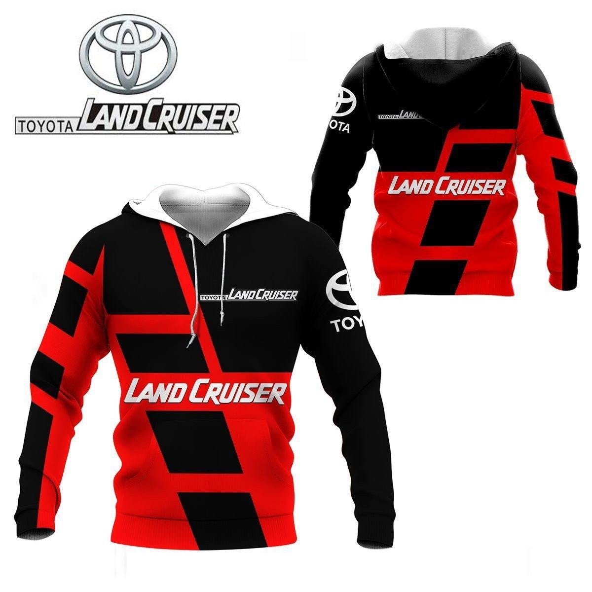 Toyota Land Cruiser Shirt 426,   3d Hoodie Zip Hoodie