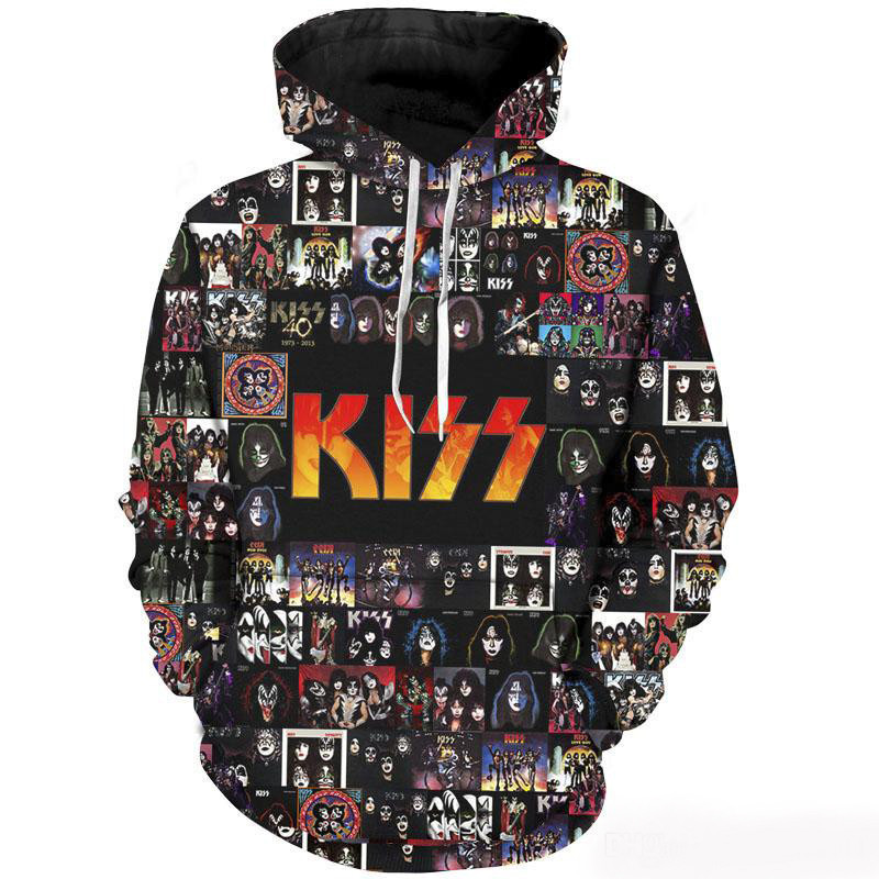 The Kiss Hoodies Hommes Femmes Sweat 02