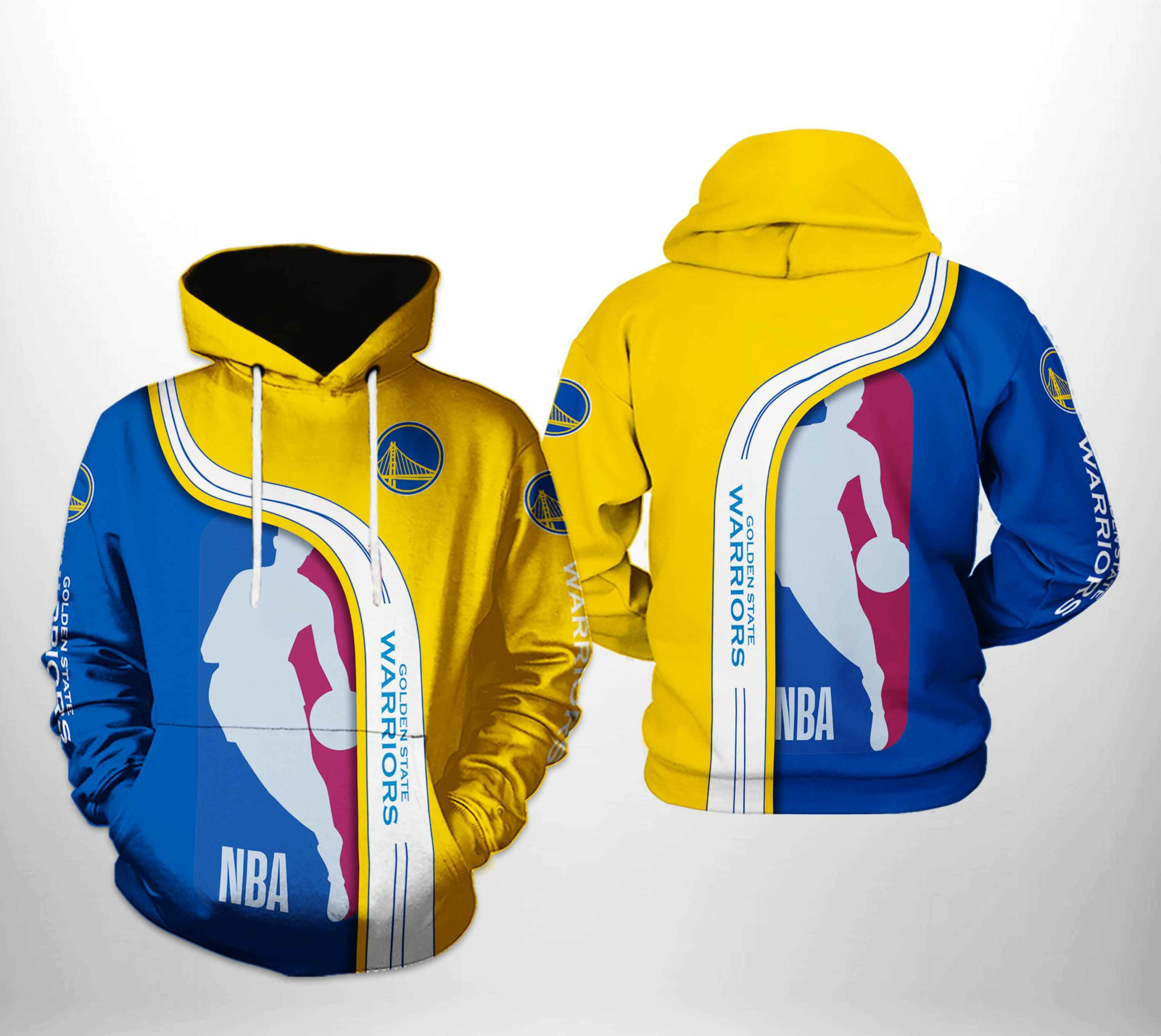 Golden State Warriors Team 3D All Over Print Hoodie & Zip Hoodie