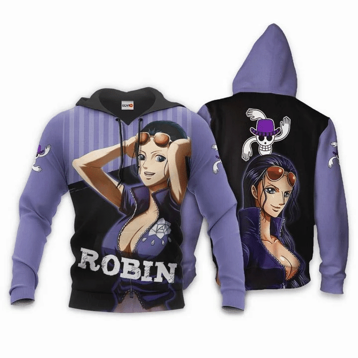 Nico Robin One Piece 3d Hoodie Zip Hoodie