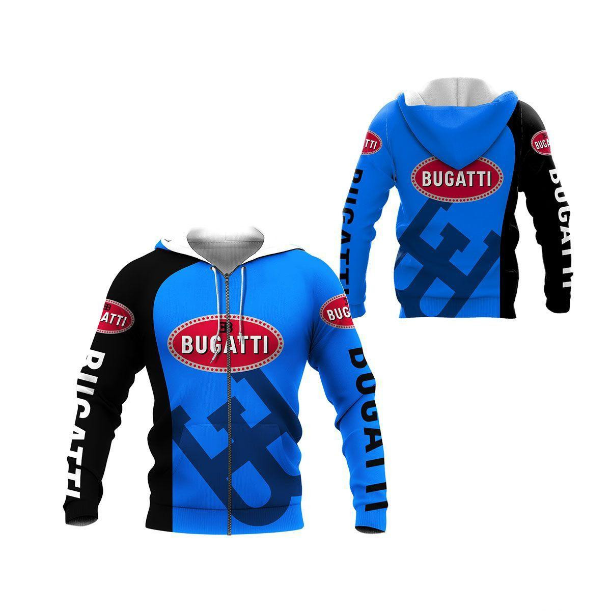 Bugatti Automobile 8k167 3d Zip Hoodie Hoodie Ii0