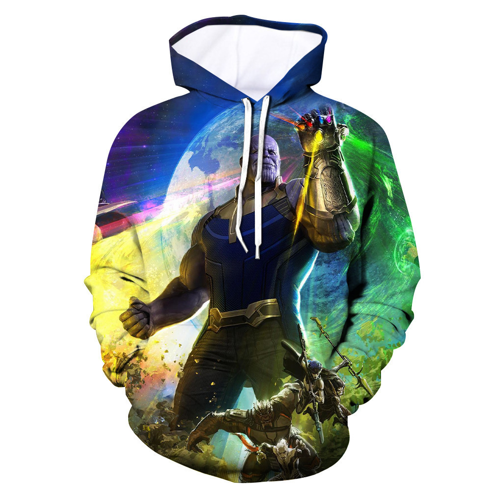 Superhero Thanos Avengers Endgame 3D All Over Print Hoodie & Zip Hoodie