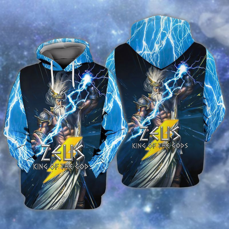 Zeus King Of The Gods  3d Hoodie Zip Hoodie