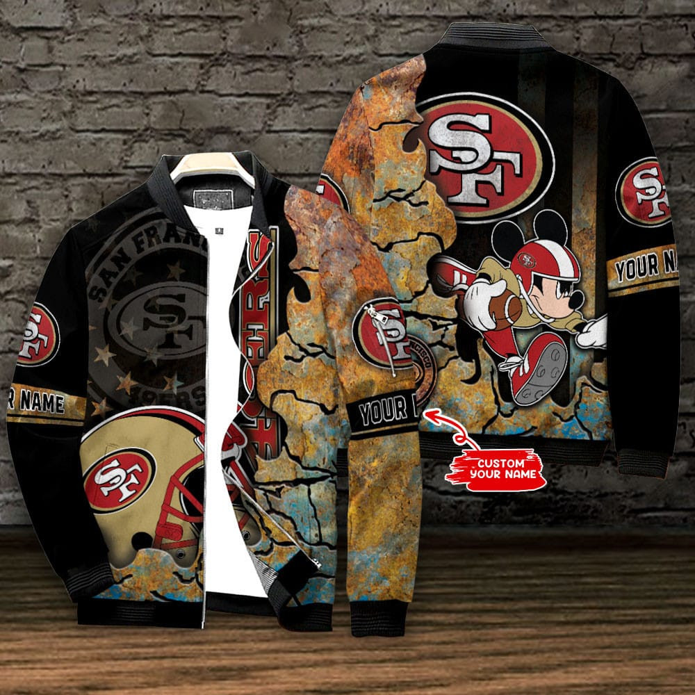 San Francisco 49ers Personalized Bomber Jacket BG590