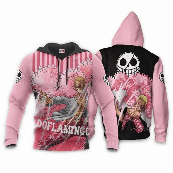Donquixote Doflamingo One Piece 3d Hoodie Zip Hoodie