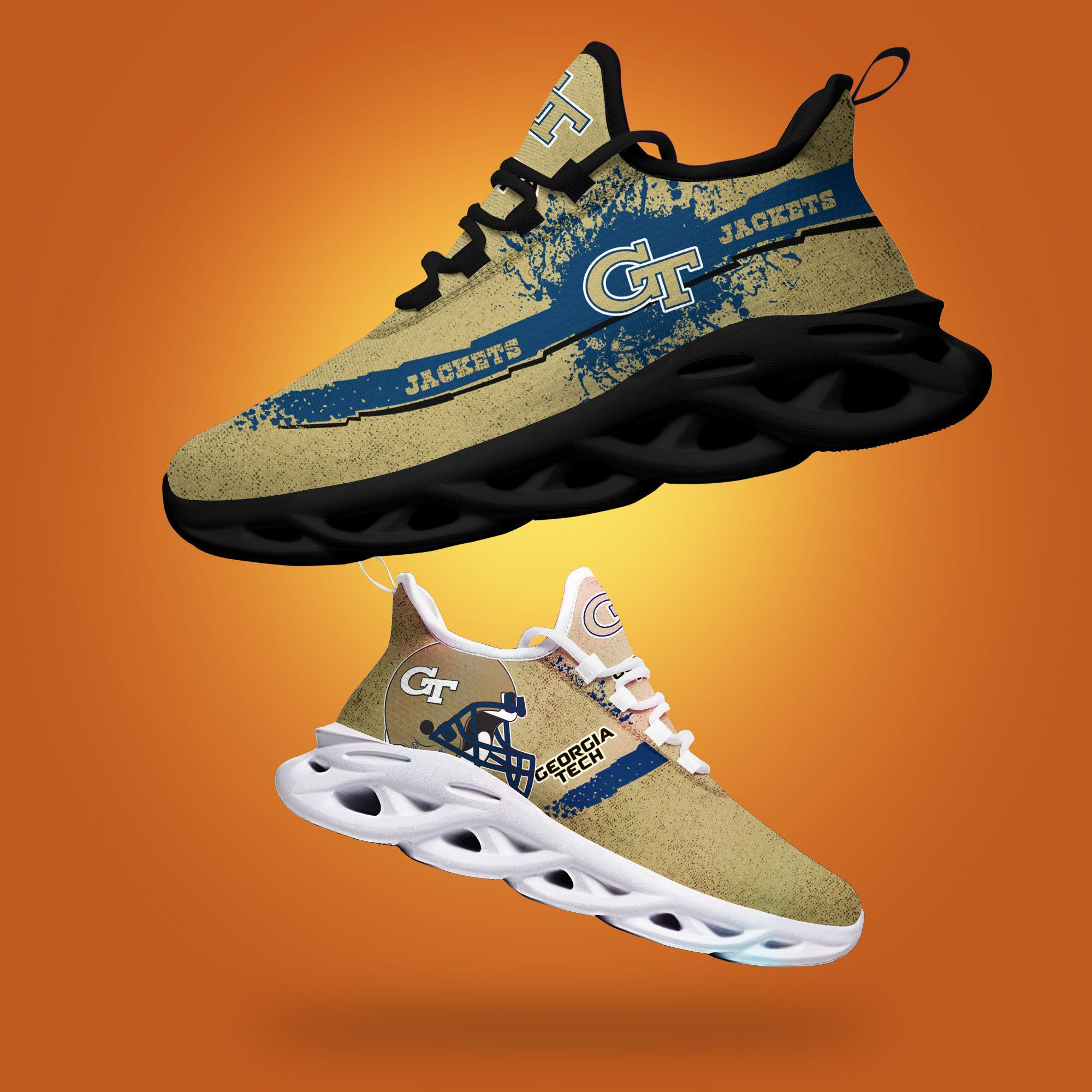 Eorgia Tech Yellow Jackets 3-max Soul Sneakers For This Season Td25602 Love Sport All Size Printing Sneaker Perfect Choice