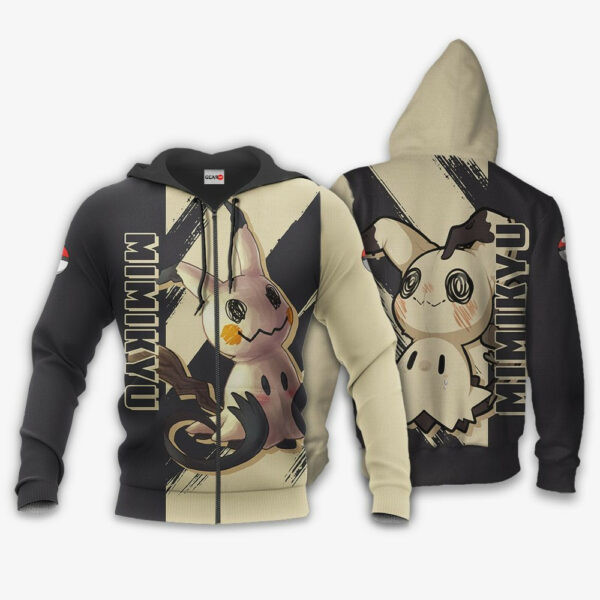 Mimikyu Anime Pokemon 1k840 Cartoon Graphic Outfits Aop 3d Hoodie Zip Hoodie 2294