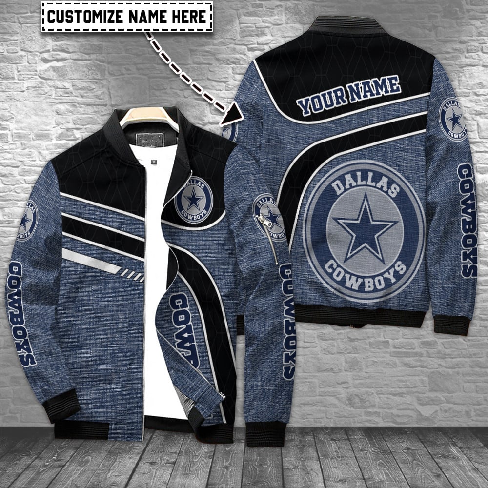 Cowboys Personalized Bomber Jacket BG815