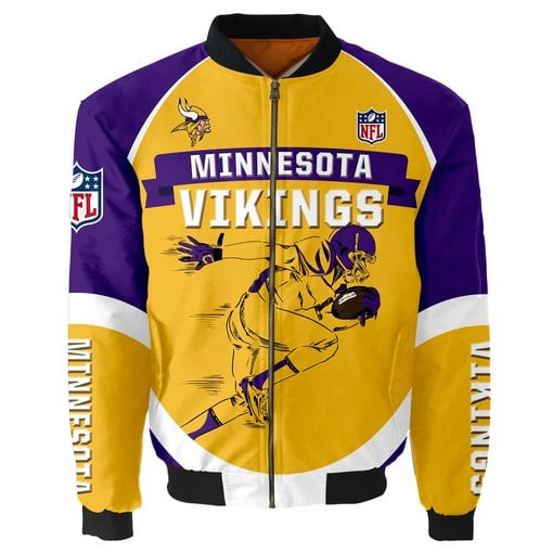 Minnesota Vikings Thick Bomber Jacket CSBBT193
