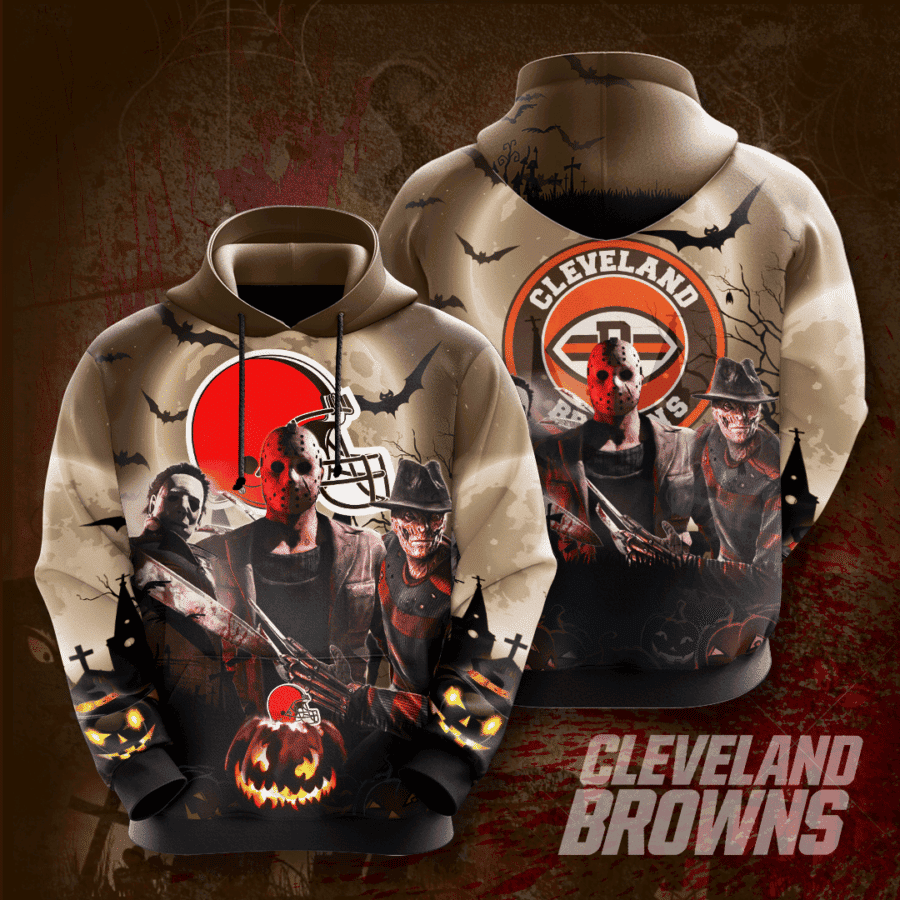 Cleveland Browns 3D All Over Print Hoodie & Zip Hoodie
