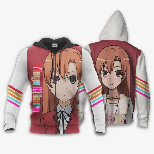 Toradora Maya Kihara Anime 3k428 Cartoon 3d Hoodie Zip Hoodie 2043
