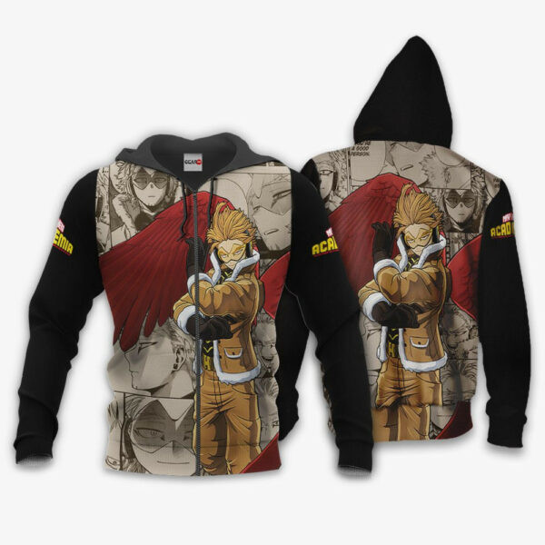 Keigo Takami Anime My Hero Academia 1k969 Cartoon Graphic Outfits Aop 3d Hoodie Zip Hoodie 375