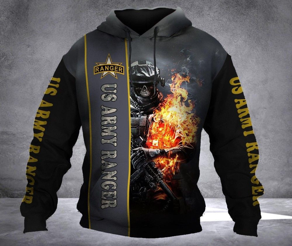 Us Army Ranger 3D All Over Print Hoodie & Zip Hoodie