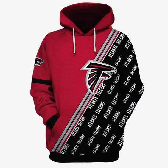 Atlanta Falcons Ncaa Football Many Logo 3D All Over Print Hoodie & Zip Hoodie
