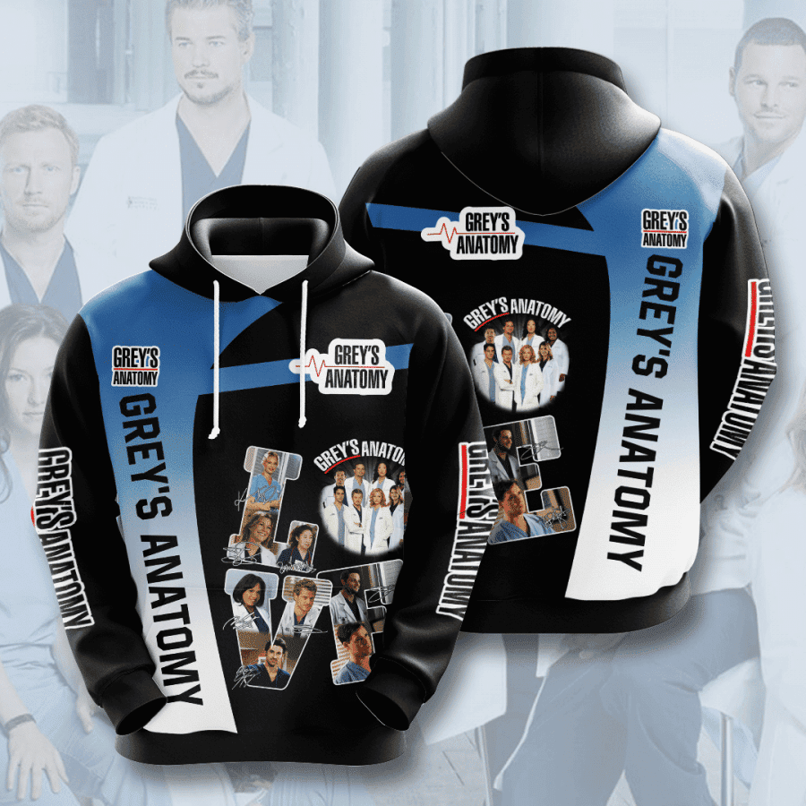Grey S Anatomy 3D All Over Print Hoodie & Zip Hoodie