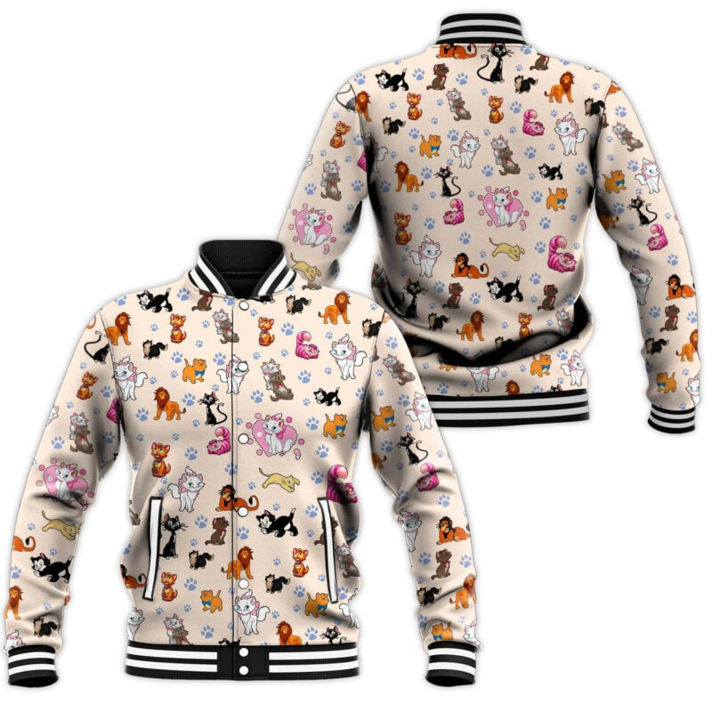 Cats Characters Baseball Jacket