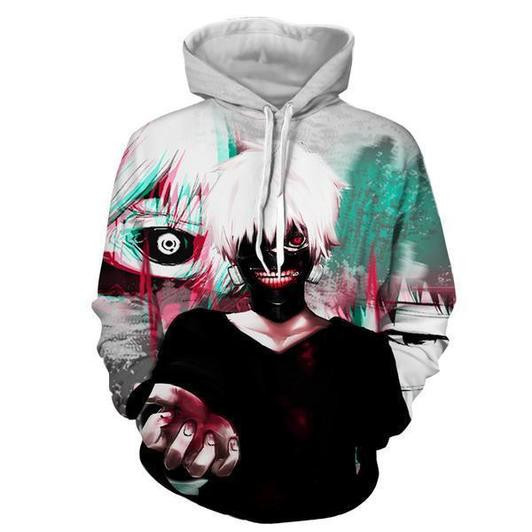 Tokyo Ghoul 3D All Over Print Hoodie & Zip Hoodie
