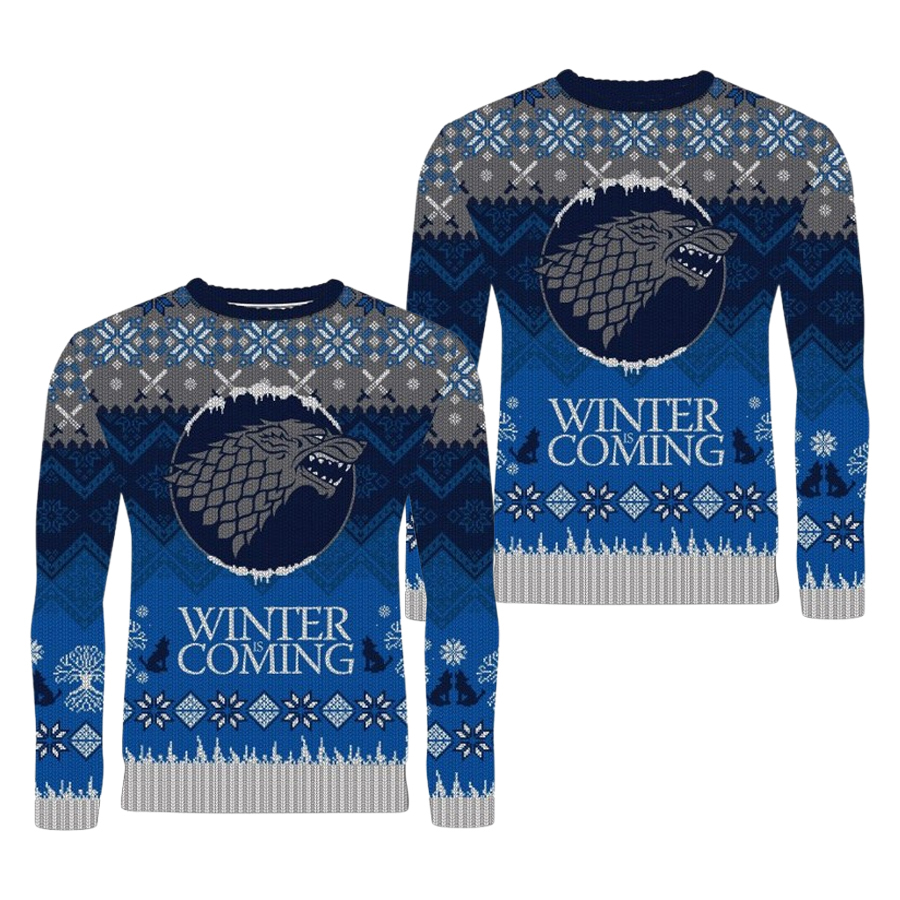 Winter Is Coming Stark Ugly Christmas Sweater