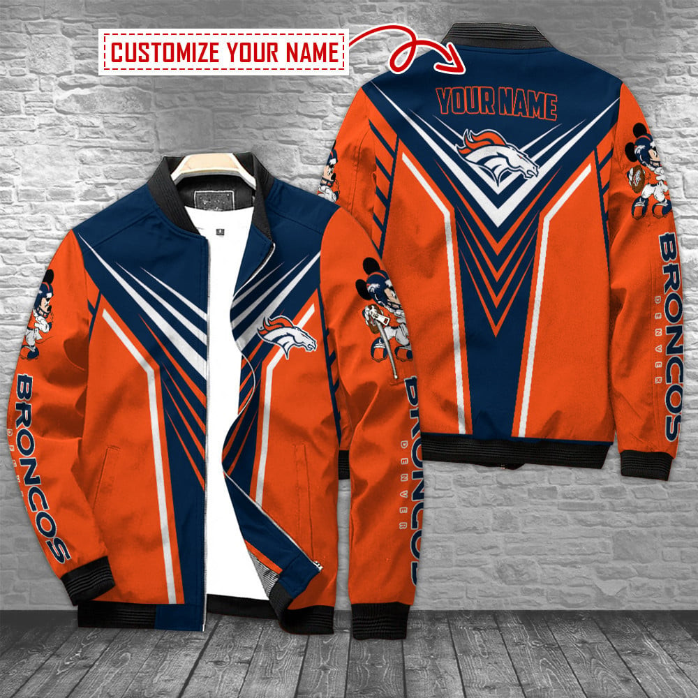 Denver Broncos Personalized Bomber Jacket BG705