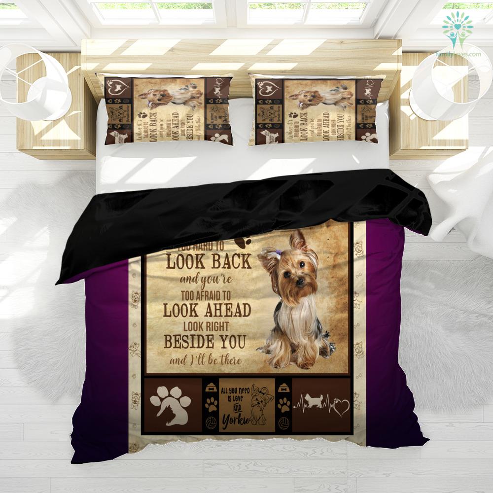 Dog Bedding Set I'll Be There Right Beside You Duvet Covers