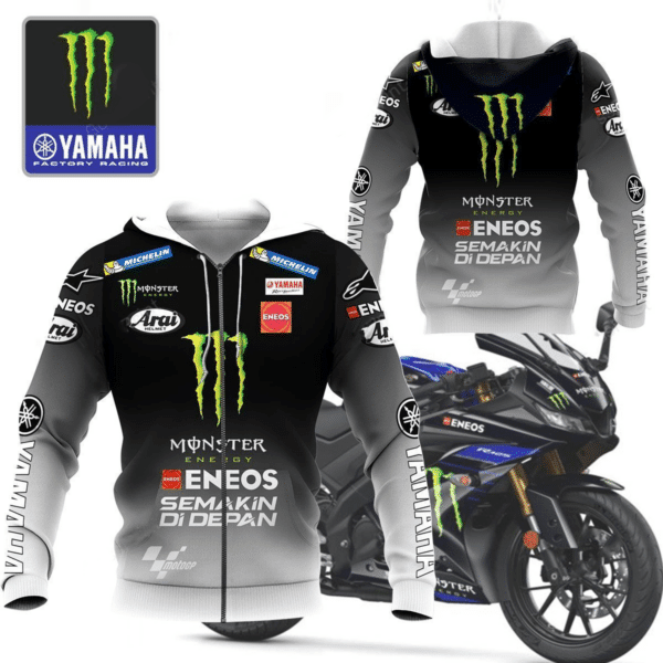 Monster Energy Racing Team Car 3d Zip Hoodie Hoodie Ii0 2576