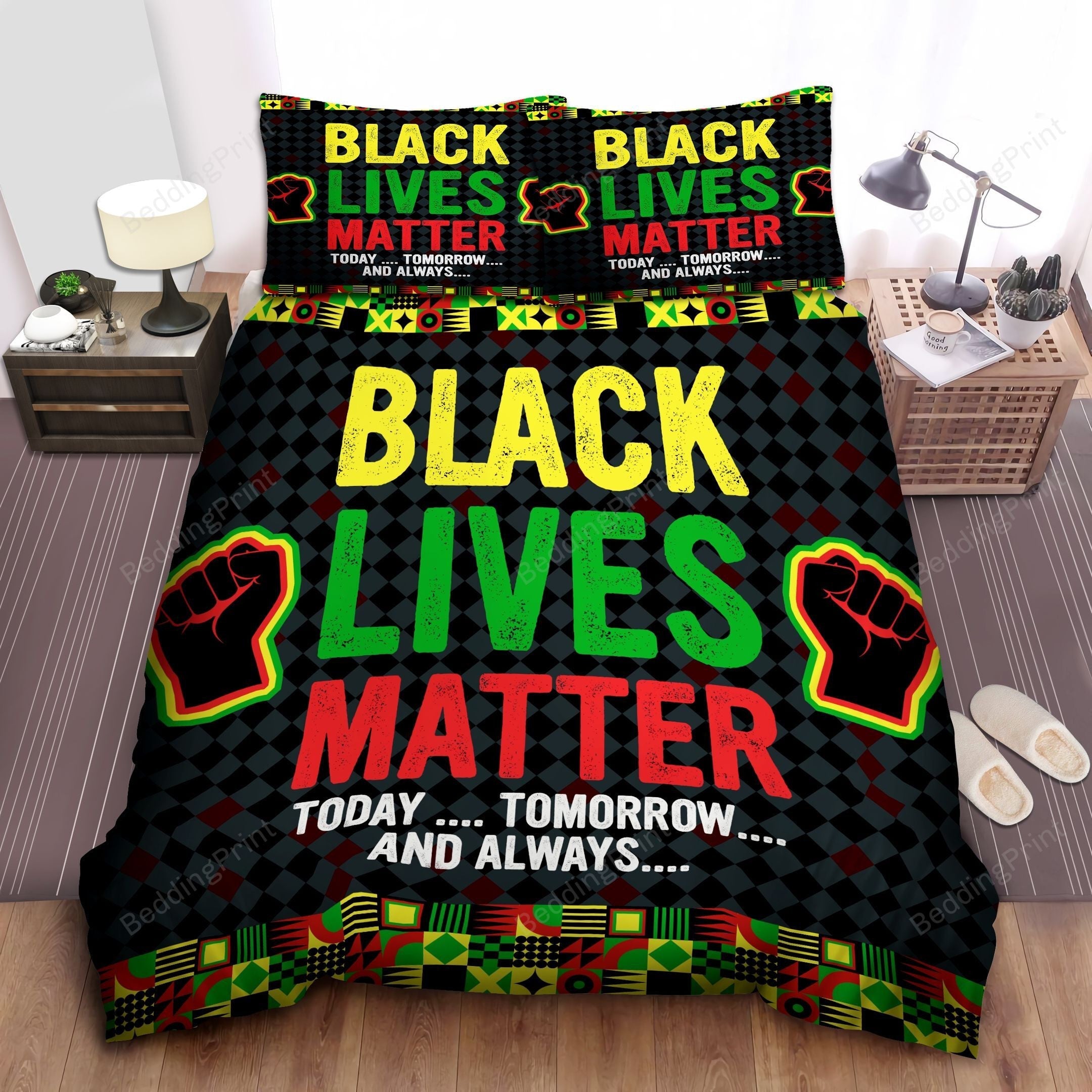 BLM Bedding Set BLM Today Tomorrow And Always Duvet Covers