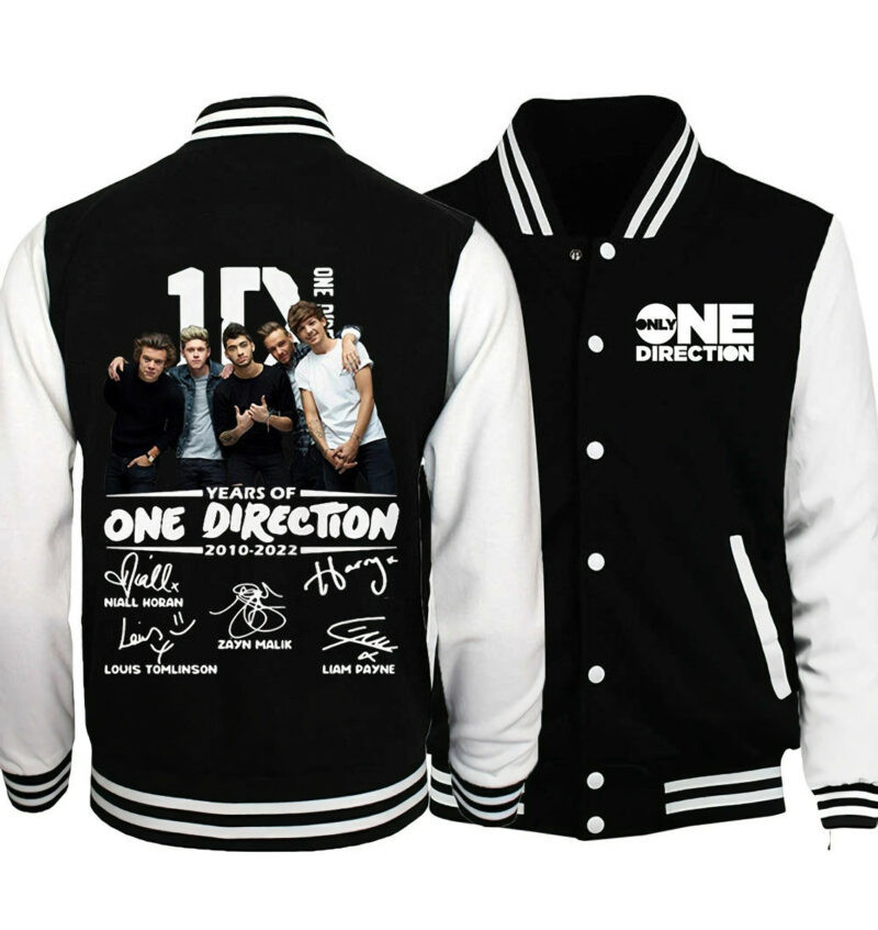 One Direction 12nd Anniversary Thanks For The Memories Signature Baseball Jacket