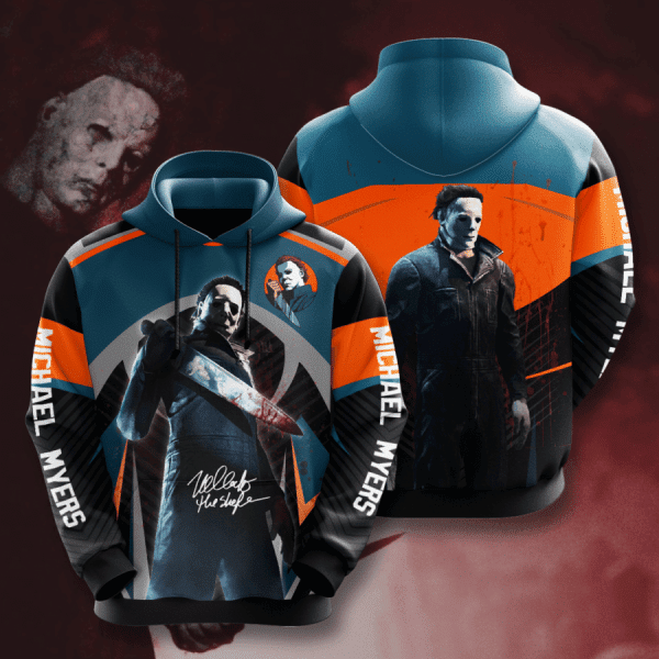 Michael Myers And Halloween Design Gift For Fan Custom 3d Hoodie All Over Printed Hoodie 1