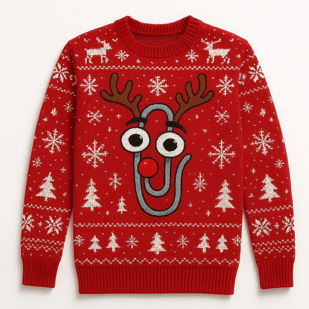 Microsoft Merry Christmas Ugly Sweater 2025