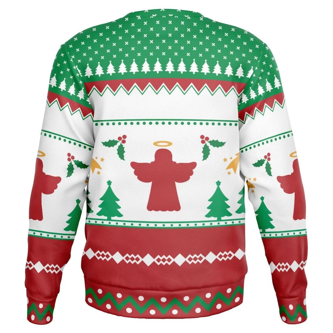 Funny Gingerbread Fitness Ugly Christmas Sweater
