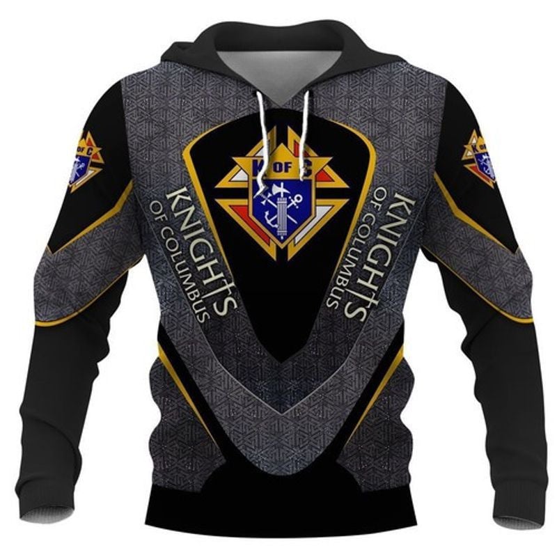 Knights Of Columbus All Over Printing 3d Hoodie