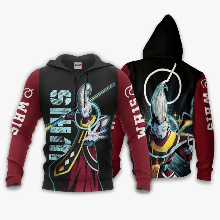 Whis Dragon Ball 3d Hoodie Zip Hoodie