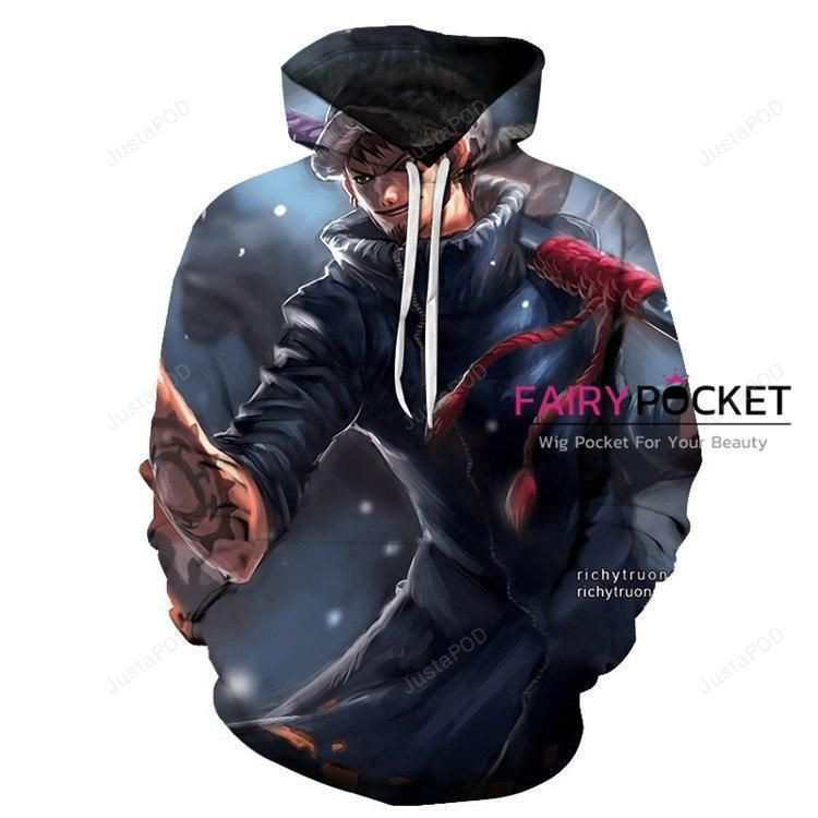 One Piece Trafalgar D Water Law 3D All Over Print Hoodie & Zip Hoodie