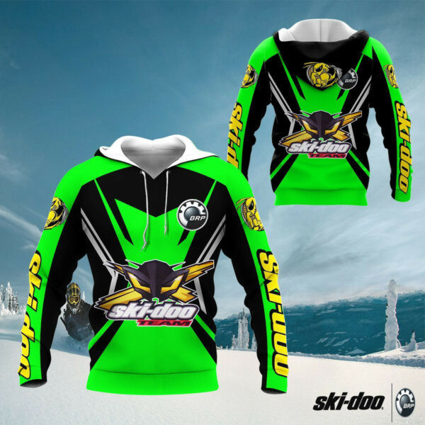 Ski-doo Shirt 461, 3d Hoodie Zip Hoodie 2454