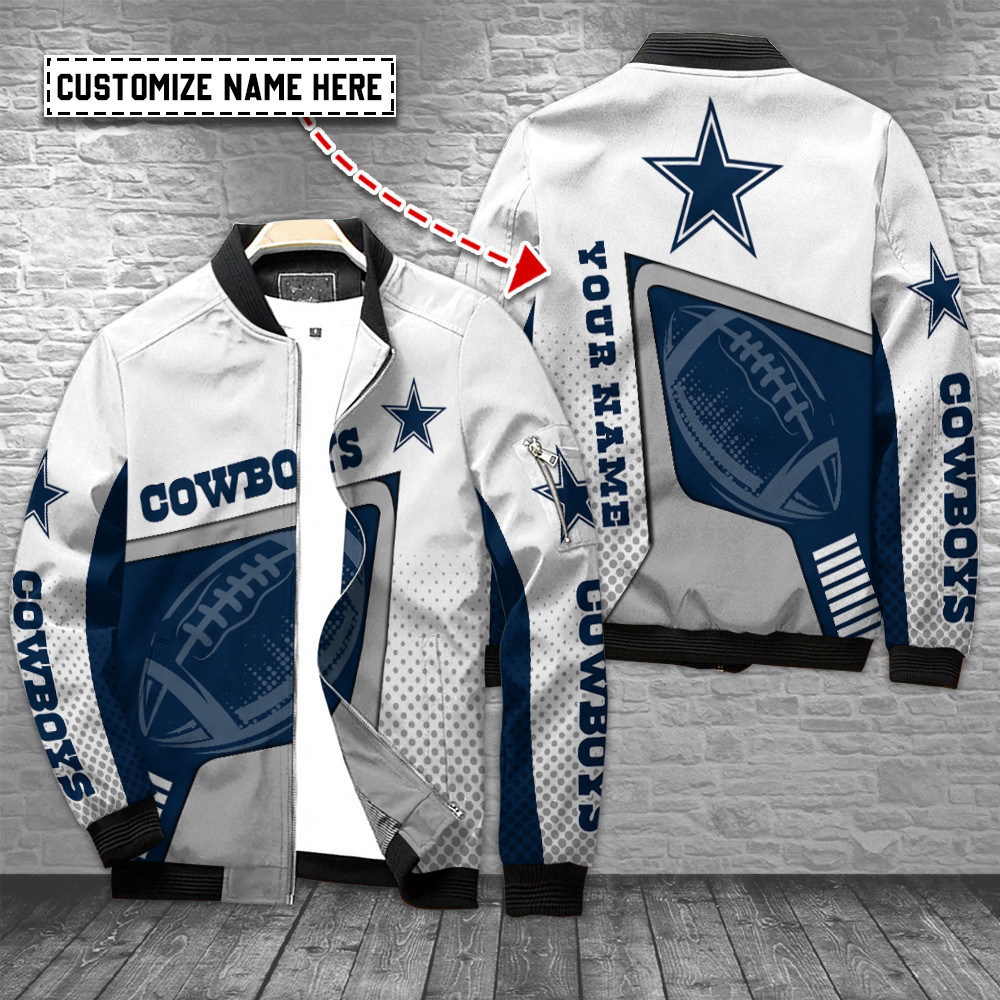 Cowboys Personalized Bomber Jacket BG61