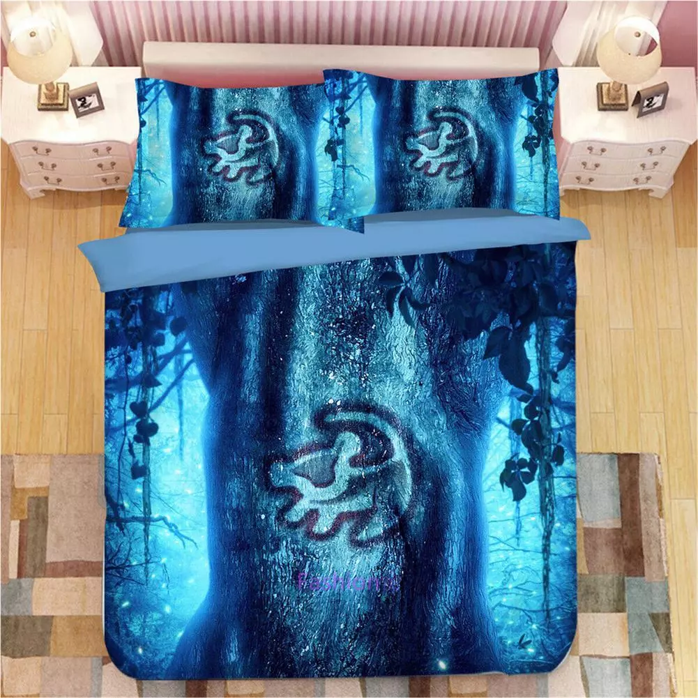 LK Bedding Set DN The LK Carving On The Tree Duvet Covers