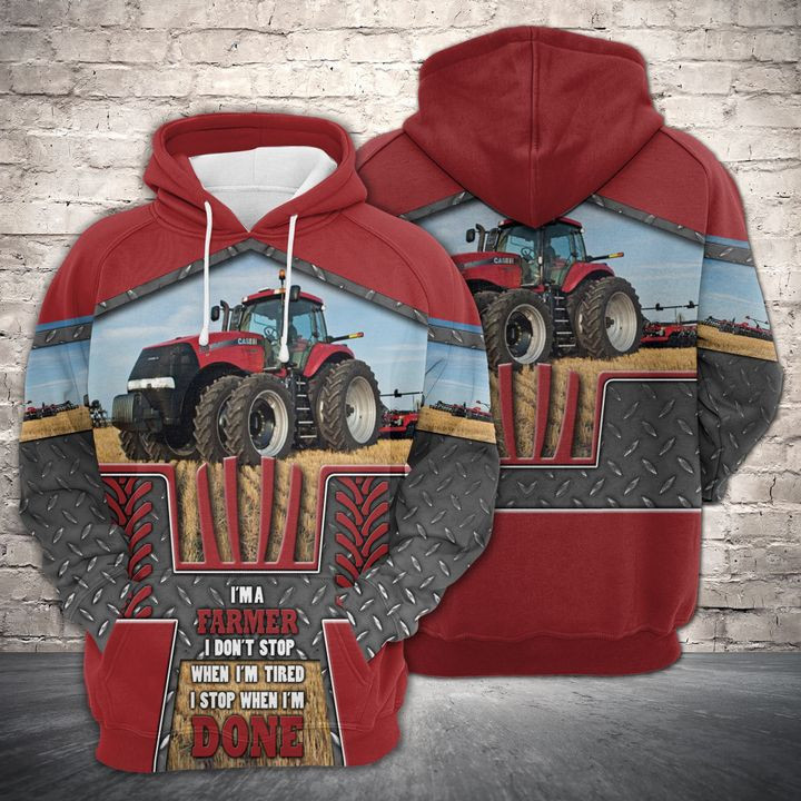 Farmer And Tractor 3D All Over Print Hoodie & Zip Hoodie