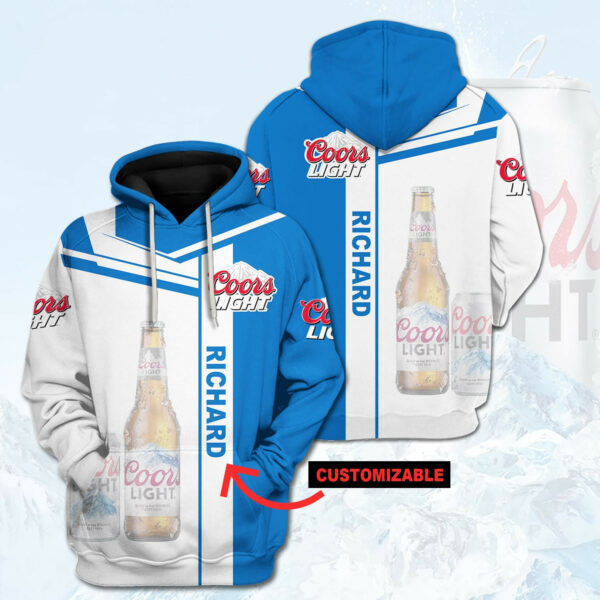 Coors Light Beer Personalized Hoodie 355