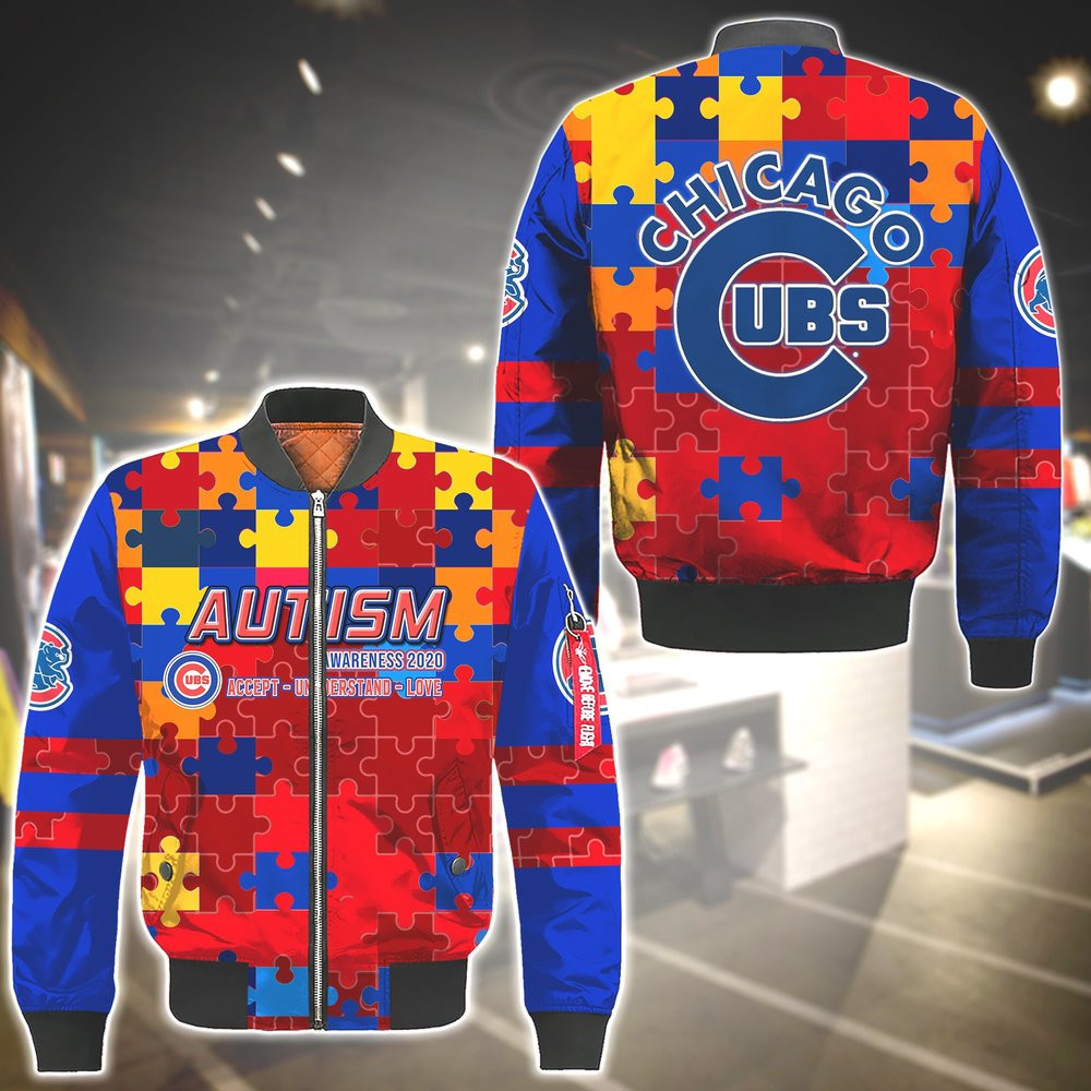 Chicago Cubs Bomber Jacket V4