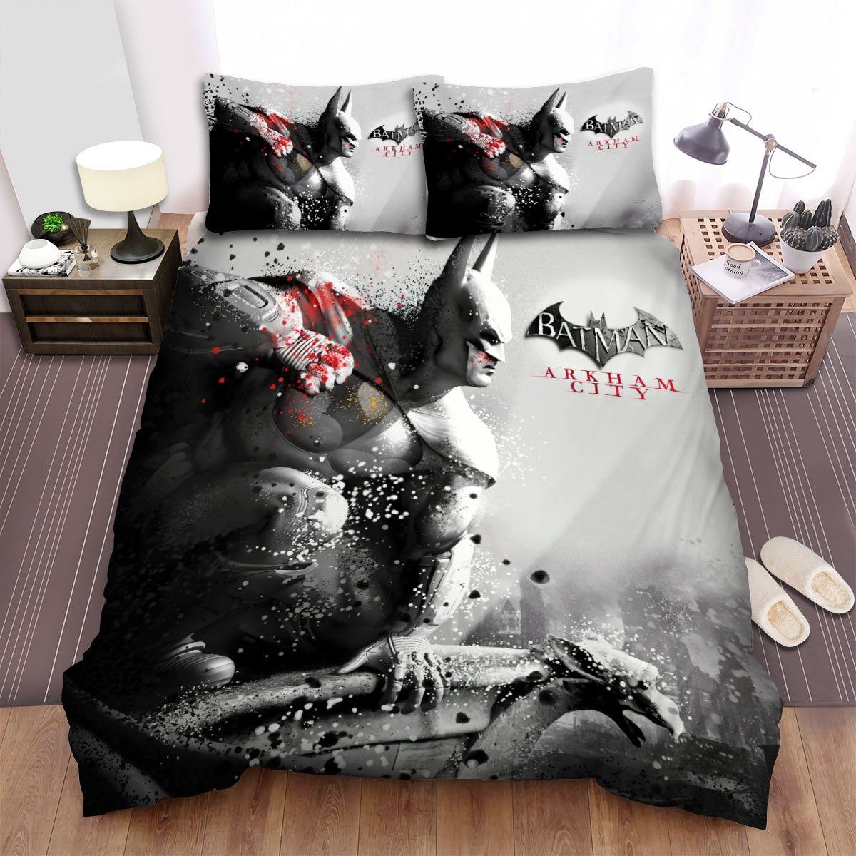 Batman Bedding Set DC Arkham City Batman Duvet Covers