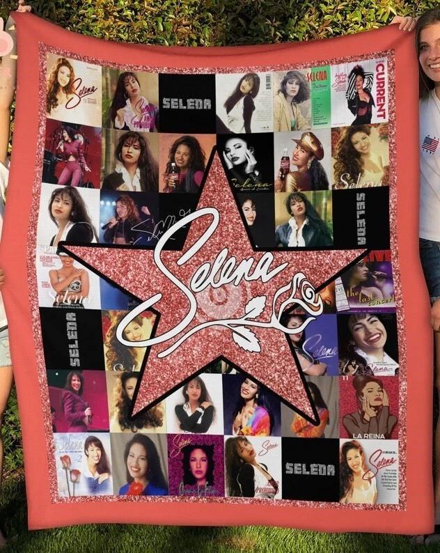 Selena Quintanilla Albums Fleece Sherpa Blanket