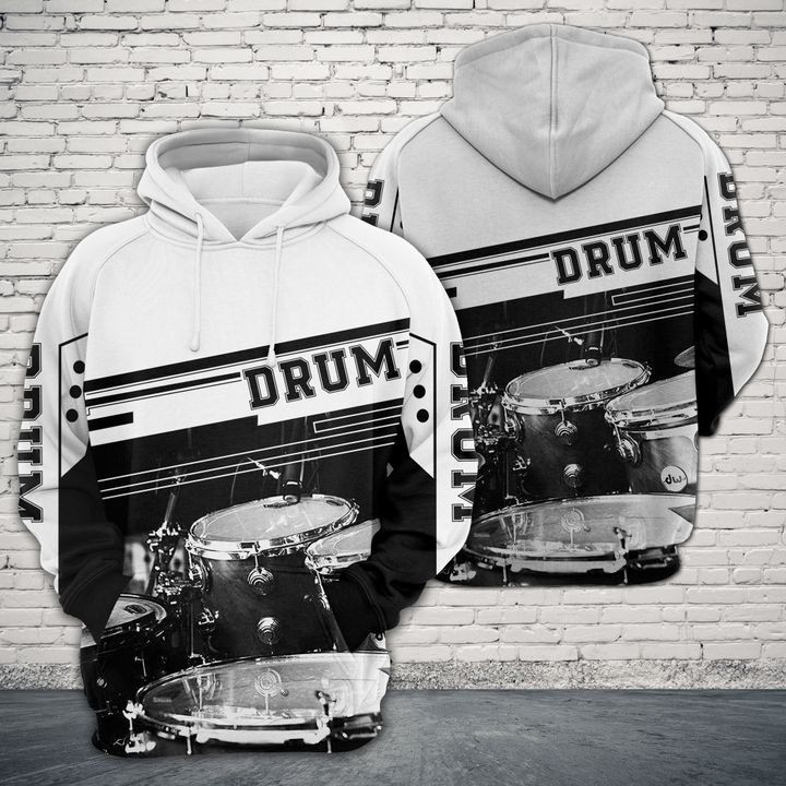 Drum 3D All Over Print Hoodie & Zip Hoodie