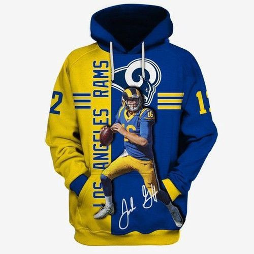 Los Angeles Rams Ncaa Football 3D All Over Print Hoodie & Zip Hoodie